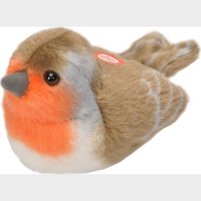 Wild Republic - Plys Bird With Sound 18 Cm Rdhals