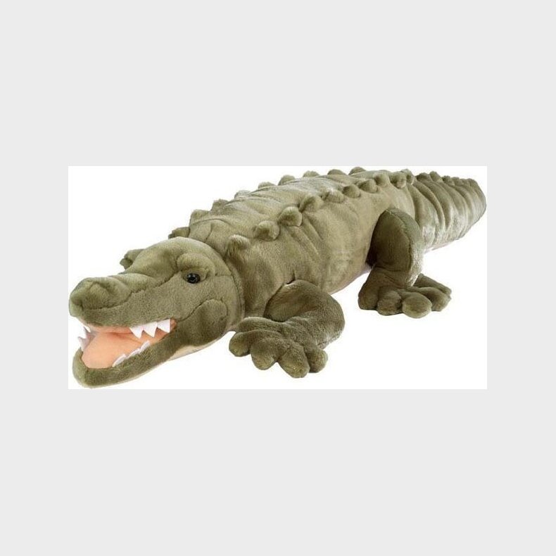 Wild Republic - Plys Jumbo Cuddlekins 76 Cm Krokodille