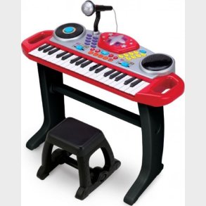 Winfun - Rockstar Keyboard Legetj Med Mikrofon Og Skammel