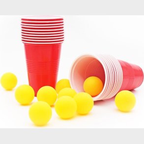Winkee - Beer Pong S�t - Classic Beer Pong - 20 Cups And 10 Balls