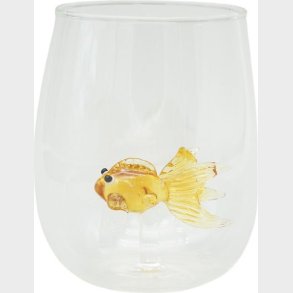 Winkee - Drikkeglas - Handmade Glasses Goldfish