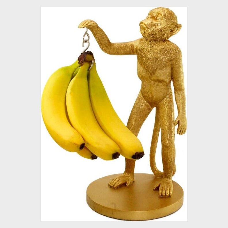 Winkee - Frugtholder - Monkey Banana Holder - Gold