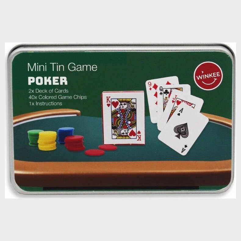 Winkee - Mini Tin Game Poker - (18404)
