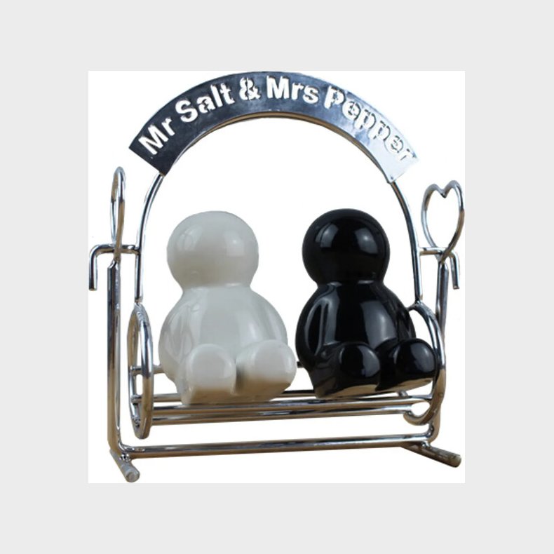 Winkee - Mr. Salt & Mrs Pepper Shakers - Salt- Og Peber Dispenser