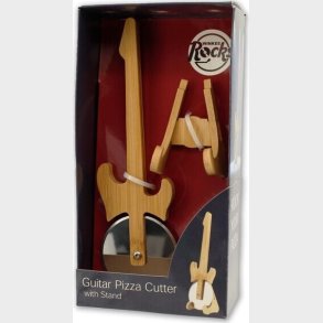 Winkee - Pizzask�rer - Guitar Pizza Cutter With Stand