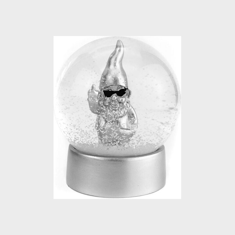 Winkee - Snekugle - Snow Globe Gnome - Silver