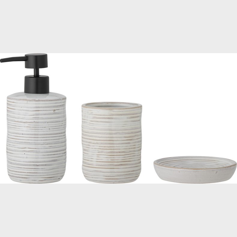 Bloomingville - Winta Sbedispenser St - Natur - Stentj - 3 Stk