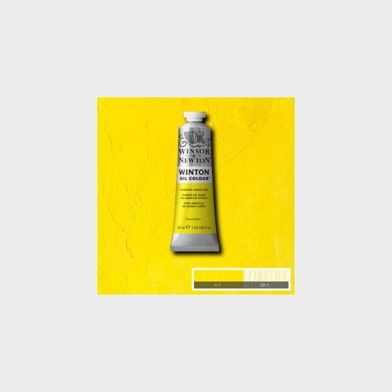 Winsor & Newton - Winton Oil Colour 37 Ml - Cadmium Lemon Hue 087