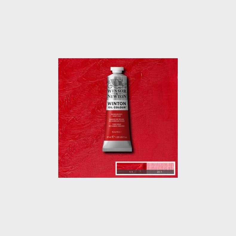 Winsor & Newton - Winton Oil Colour 37 Ml - Cadmium Red Deep Hue 098