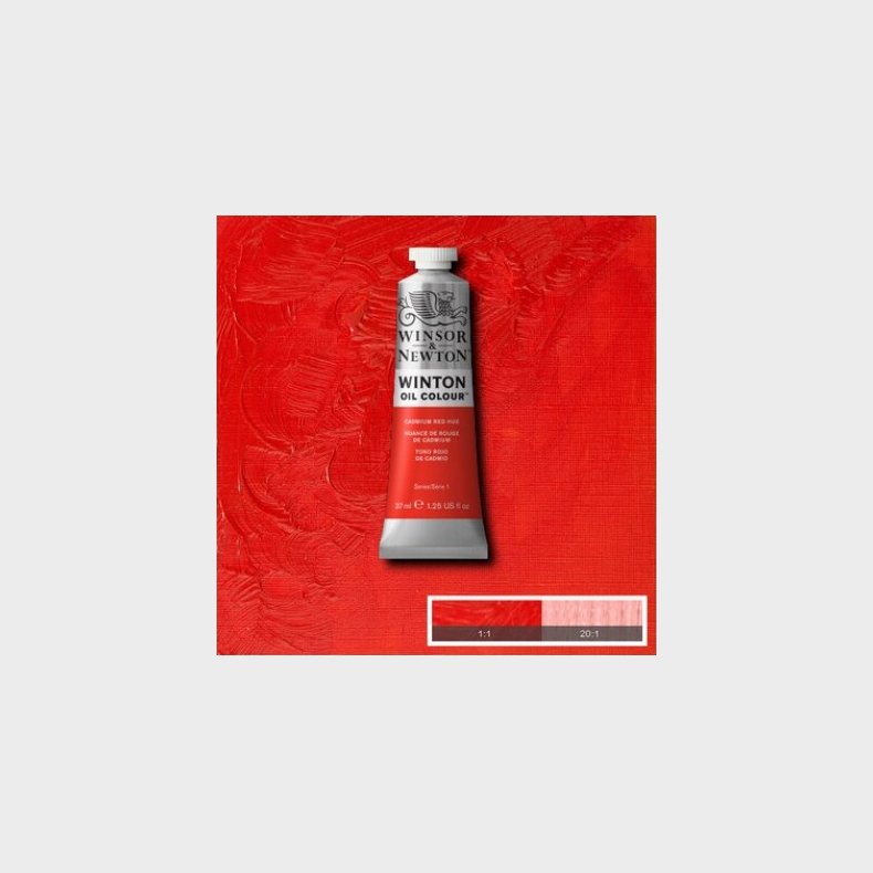 Winsor & Newton - Winton Oil Colour 37 Ml - Cadmium Red Hue 095