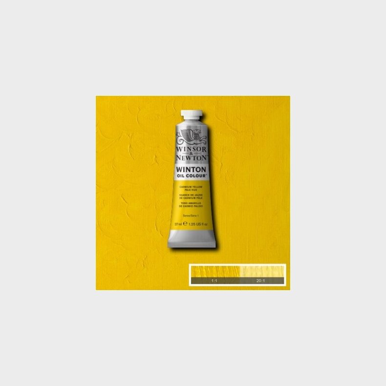 Winsor & Newton - Winton Oil Colour 37 Ml - Cadmium Yellow Pale Hue 119