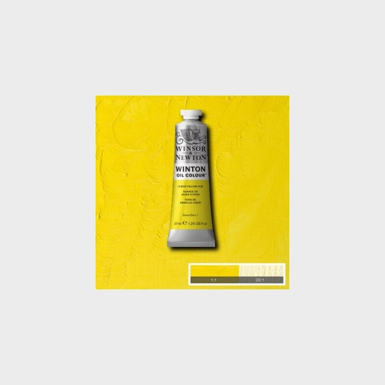Winsor & Newton - Winton Oil Colour 37 Ml - Lemon Yellow Hue 346