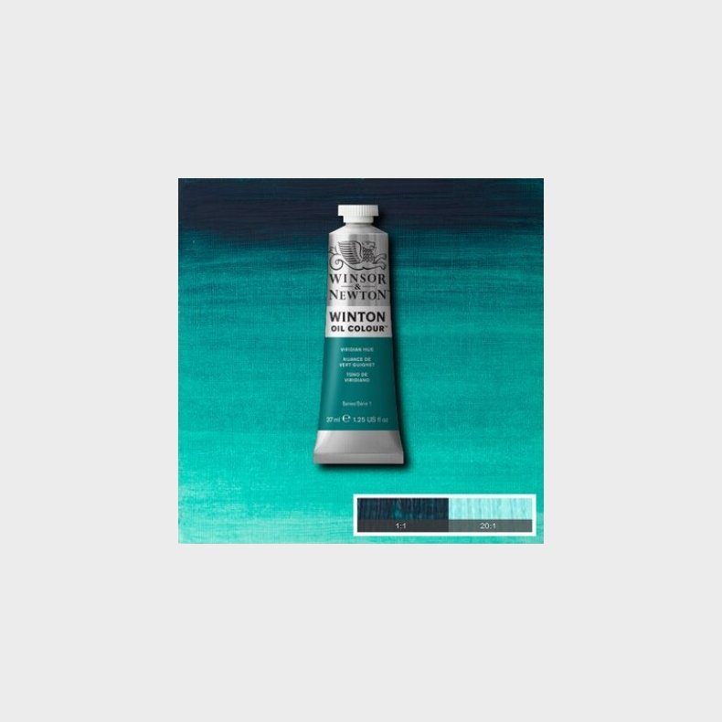 Winsor & Newton - Winton Oil Colour 37 Ml - Viridian Hue Row 696