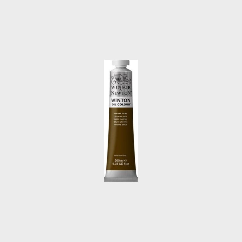 Winsor & Newton - Oliemaling - Vandyke Brown 200 Ml