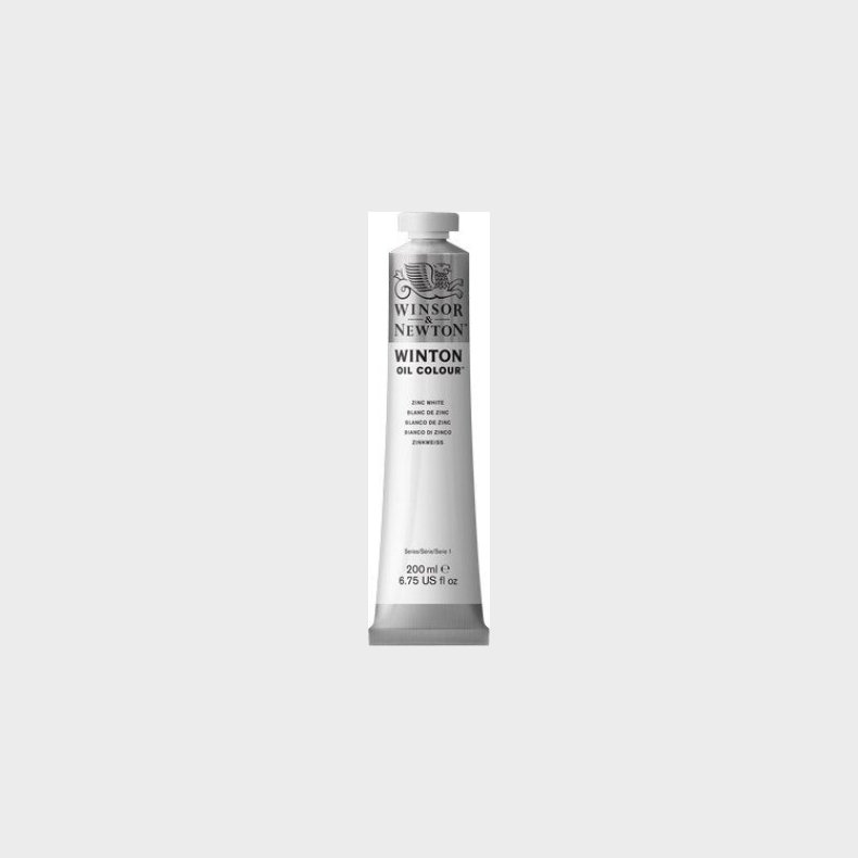 Winsor & Newton - Oliemaling - Winton - Zinc White 200 Ml