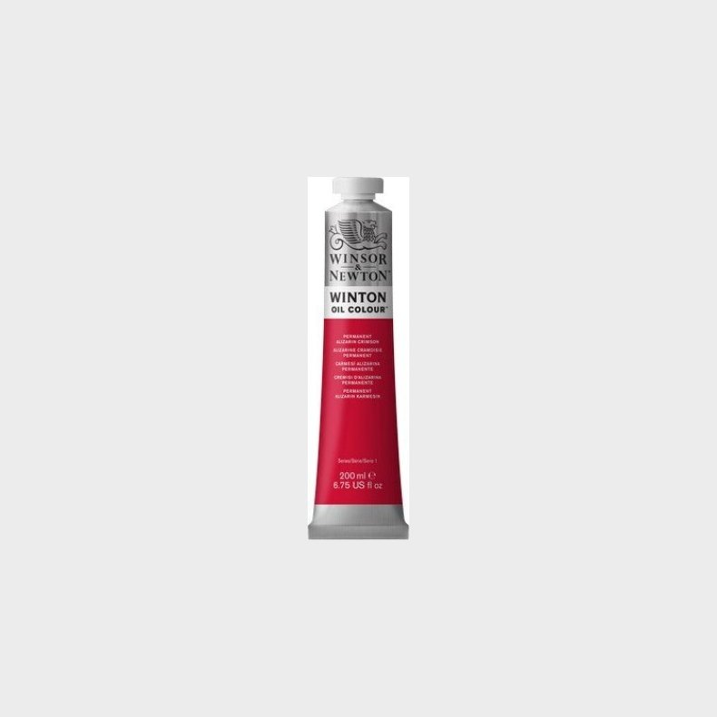 Winsor & Newton - Oliemaling - Permanent Alizarin Crimson 200 Ml