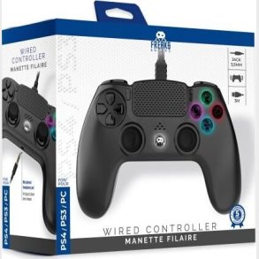 Wired Controller For Ps4 With 3m Cable - Black