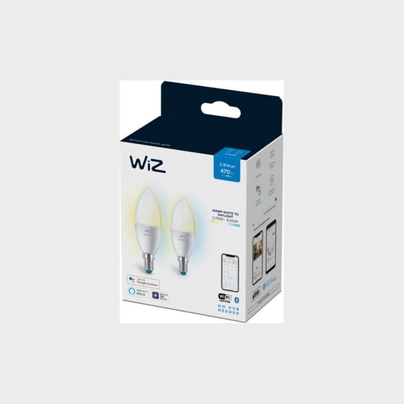 Wiz - Candle C37 E14 2 Pakning