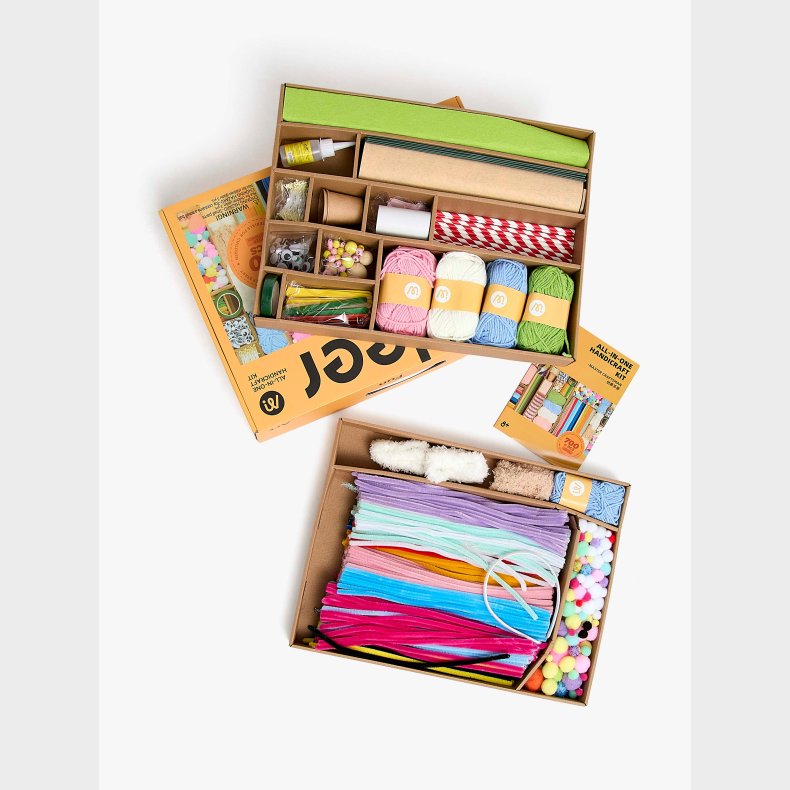 Fippla Kreativt Kunst- og Kreast 700+ Dele