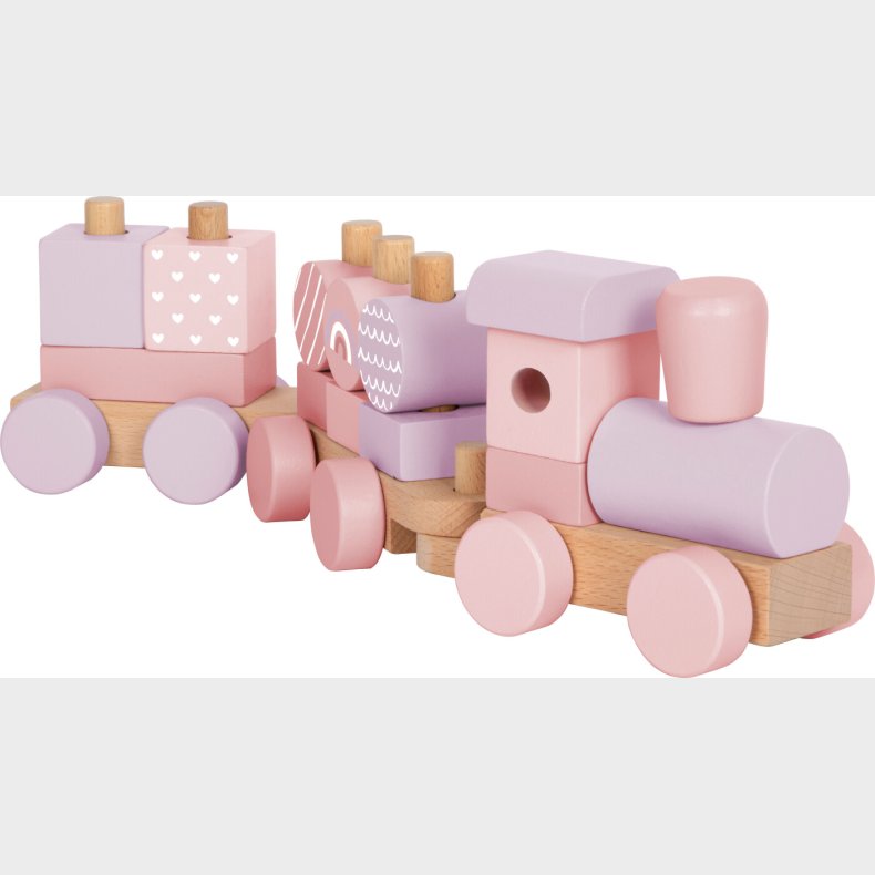 Wooden Train Pink