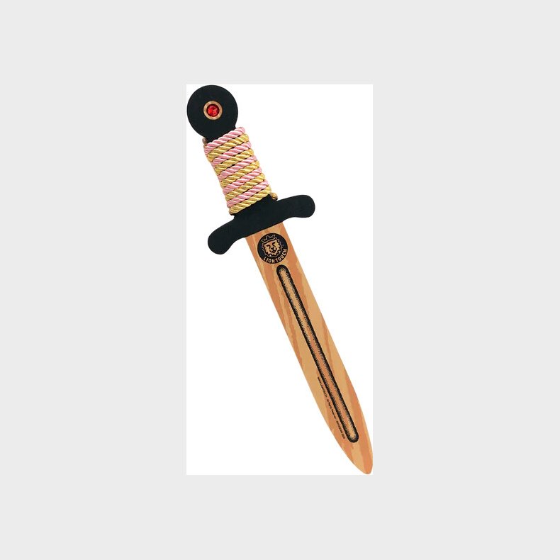 Woodylion-minisvrd - Guld/pink