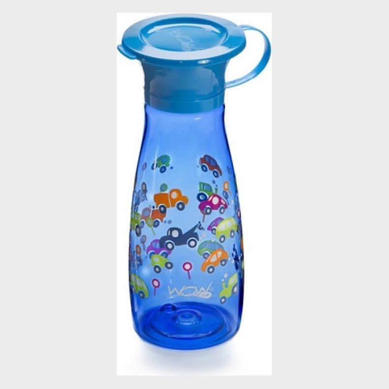 Wow - Spildfri Baby Kop - Bl Med Biler