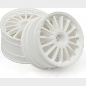 Wr8 Tarmac Wheel White (2.2inch/57x35mm/2pcs) - Hp108075 - Hpi Racing