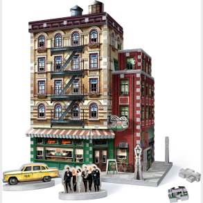 Wrebbit 3d Puzzle - Friends 3d Puslespil - Central Perk - 440 Brikker