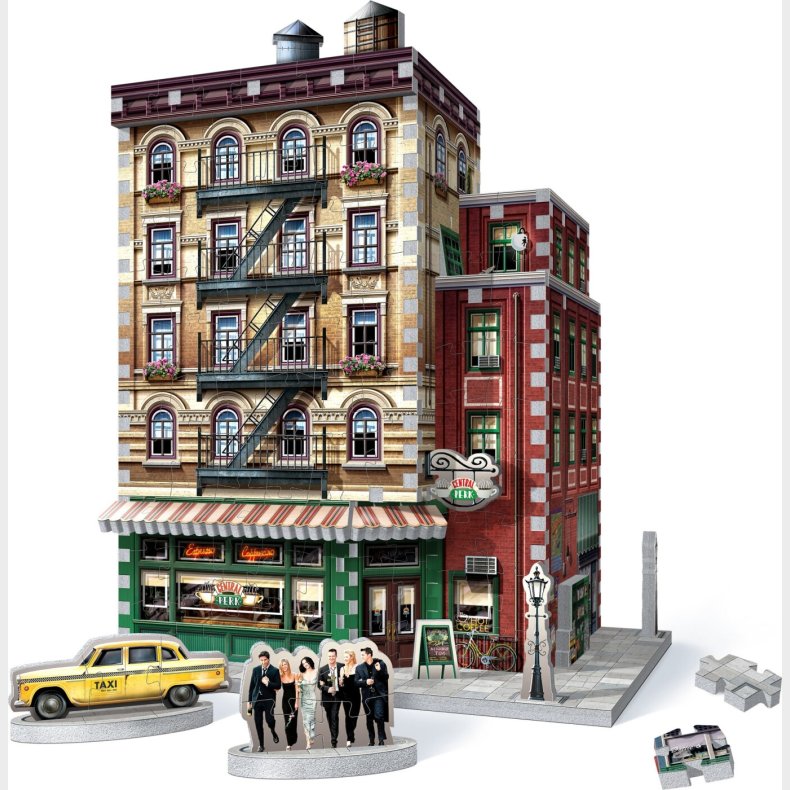 Wrebbit 3d Puzzle - Friends 3d Puslespil - Central Perk - 440 Brikker
