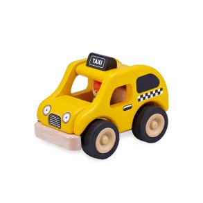 Wonderworld | Biler i tr, 1 stk Taxi