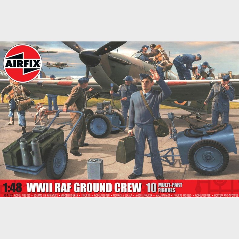 Wwii Raf Ground Crew 1:48 - A04702 - Airfix