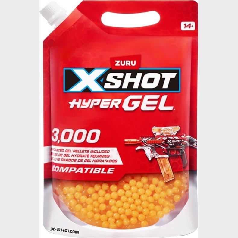 X-shot - Hyper Gel Refill Kugler - 3000 Kugler