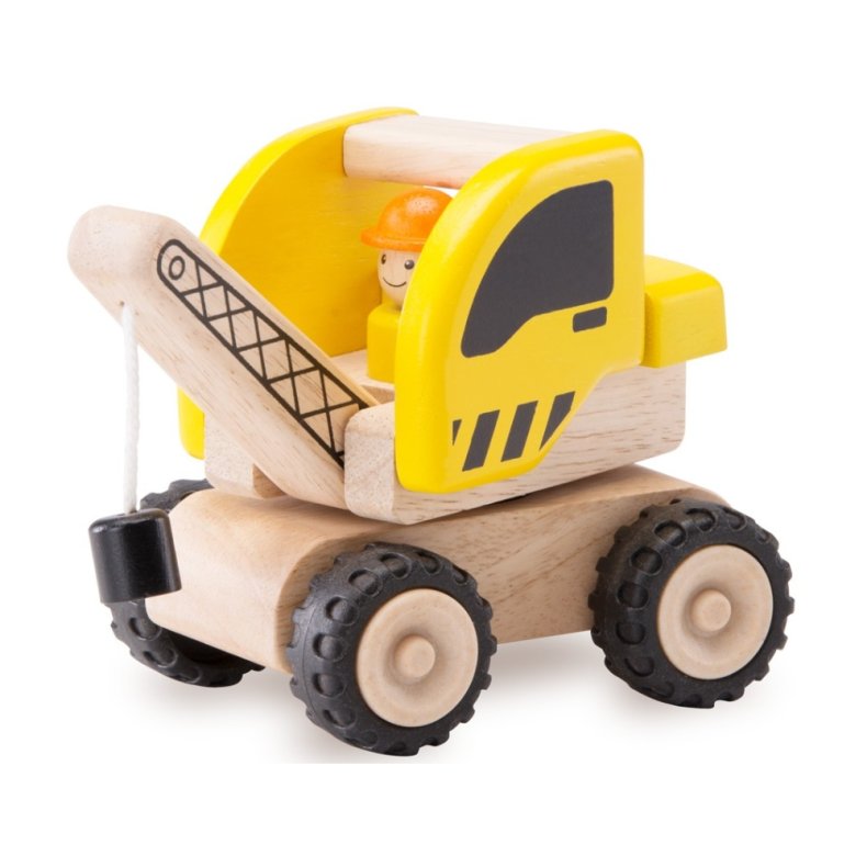 Wonderworld | Biler i tr, 1 stk Kran