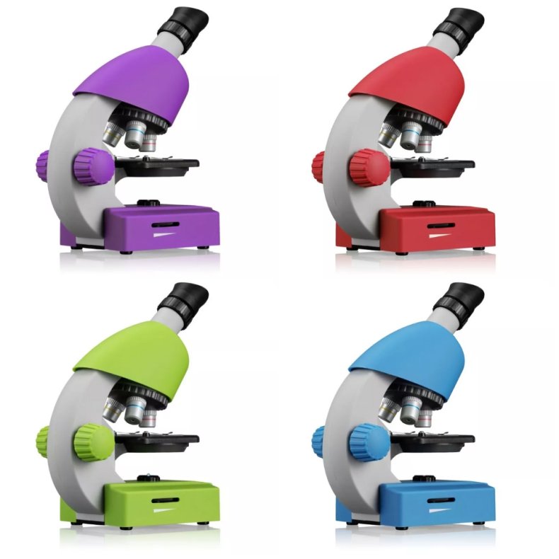 Bresser Junior | Brne- og junior mikroskop m. LED, 40x-640x