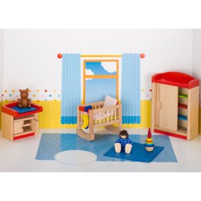 goki | Dukkehus tilbehr - Babyvrelse, klassisk