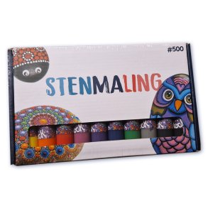 Hobbymate | Stenmaling 10 x 30 ml
