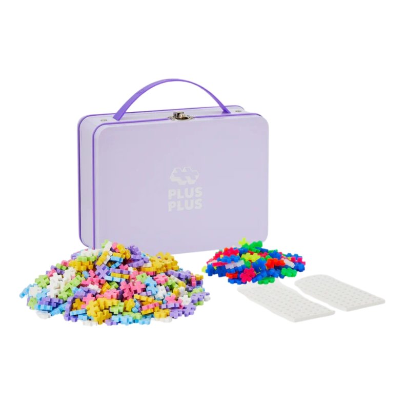 Plus-Plus | Plus-Plus Metal kuffert - 602 dele Pastel