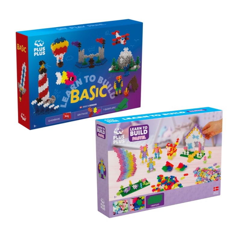 Plus-Plus - Lr at bygge, 600 stk.