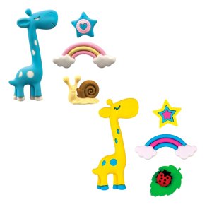 Viskelderst (ass.), 4 stk