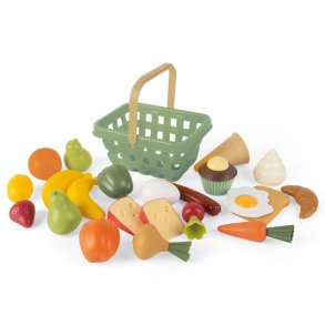 Dantoy | Green Garden indkbskurv m. varer, 25 dele
