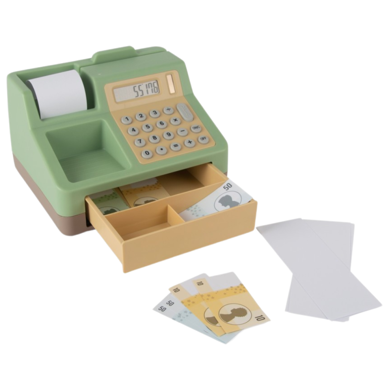 Dantoy | Kasseapparat m. solcelledrevet lommeregner