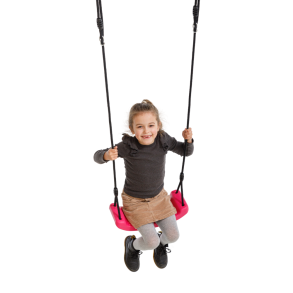 DICE | Plastgynge - Pink (sort reb)