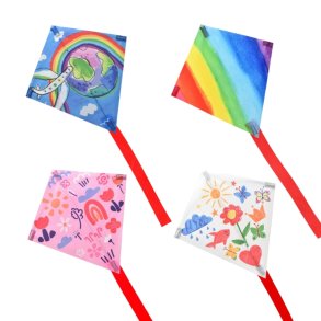 Drage 25 x 24 cm (ass.), 1 stk