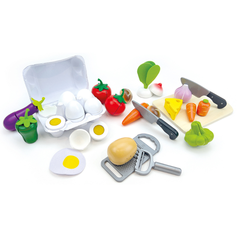 Hape | Legemad - Basisvarer, 25 dele