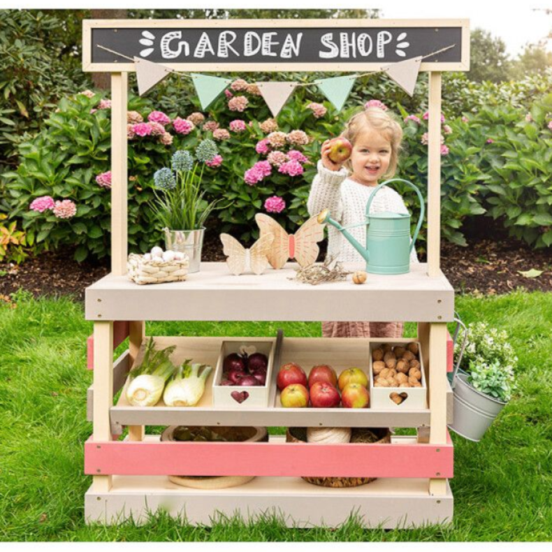 MUDDY BUDDY | Haveleg - Markedsbod, Gr/rosa