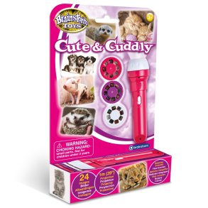 Brainstorm | Lommelygte med dias - Nuttede dyr