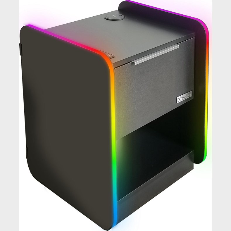 X-rocker - Electra - Gaming Sengebord Med Led Lys - Sort