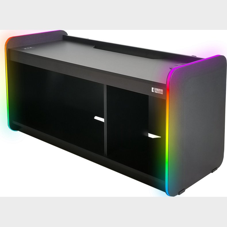 X-rocker - Electra - Gaming Tv Bord Med Led Lys - Sort