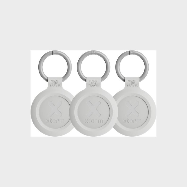 Xtorm - Traveltag 3-pack - Ash White (ios & Android)