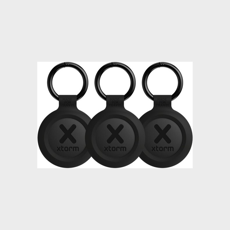 Xtorm - Traveltag 3-pack- Charcoal Black (ios & Android)